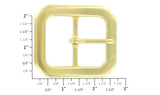 1 1/2" Solid Brass Centerbar Buckle hi