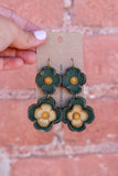 Double Flower Earrings
