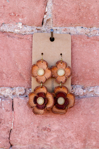 Double Flower Earrings