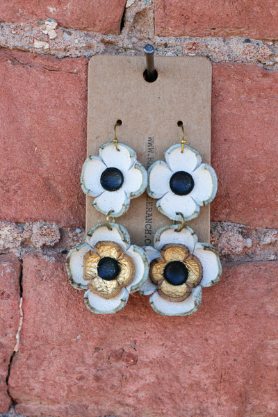 Double Flower Earrings