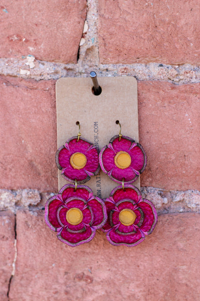 Double Flower Earrings