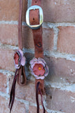Leather Flower Headstall